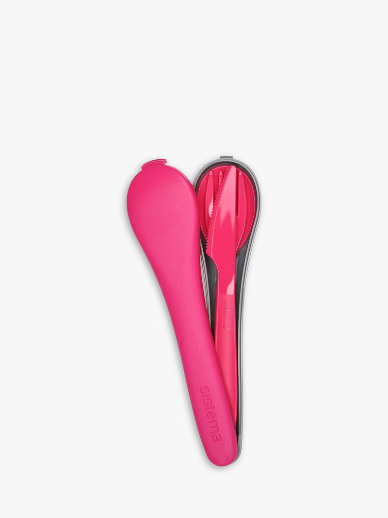 Sistema portable cutlery set with case assorted - British product
