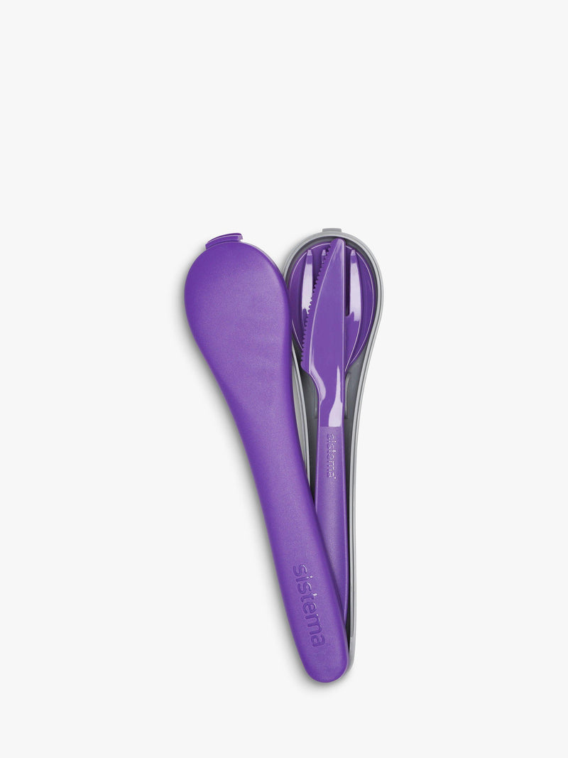 Sistema portable cutlery set with case assorted - British product