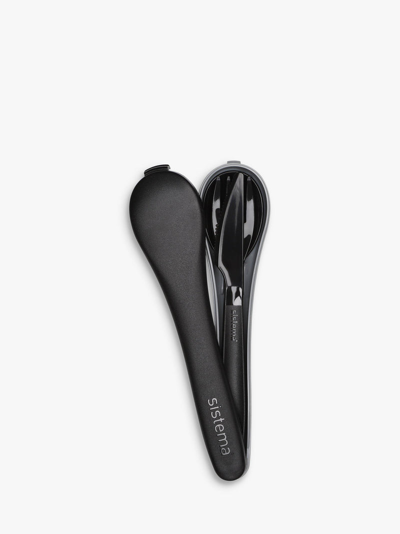 Sistema portable cutlery set with case assorted - British product