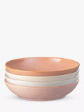 Denby Quartz Rose pasta bowls 22cm set of 4, UK version