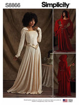 John Lewis Simplicity Misses'/Miss Petite Knit Costumes Sewing Pattern, 8866- Buy online at McGrocer