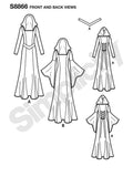Simplicity sewing pattern 8866 fantasy costumes misses petite, UK version