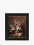 Brookpace Lascelles framed canvas still life flowers vase 61x51cm, UK version
