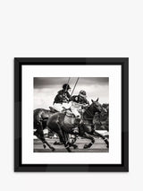 John Lewis Brookpace Lascelles 'Polo II' Framed Print & Mount, 55.5 x 55.5cm- Buy online at McGrocer