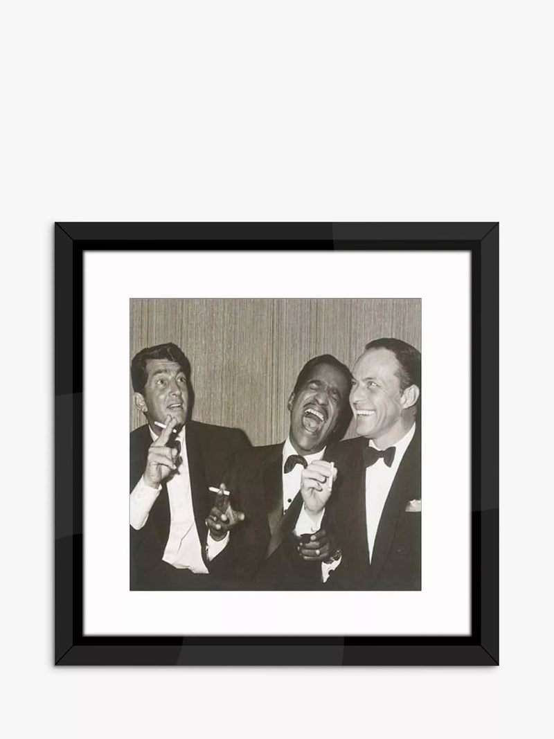 Brookpace Lascelles Rat Pack framed print 45.5x45.5cm - British product