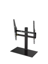 John Lewis AVF Adjustable Tilt & Turn Table Top TV Stand for TVs up to 60, Black- Buy online at McGrocer