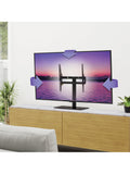 AVF adjustable TV stand for 32-60 inch TVs, black - British brand