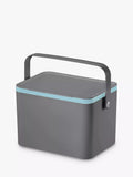 EKO antibacterial food waste caddy with stay-open lid and secure bag frame - British product