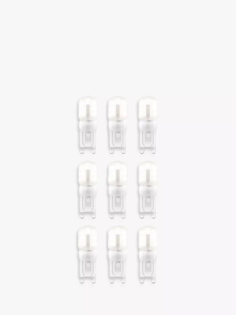 Saxby G9 LED capsule bulb pack of 9 cool white (British brand)