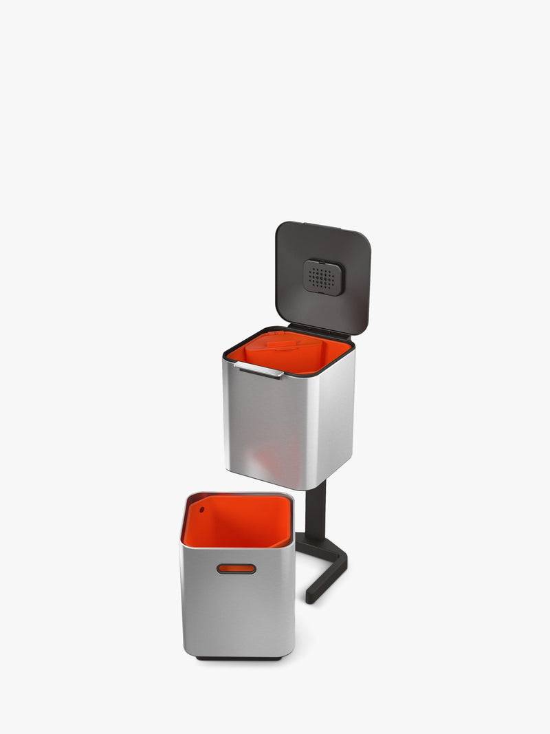 Joseph Joseph Totem Compact bin 40L stainless steel, UK version