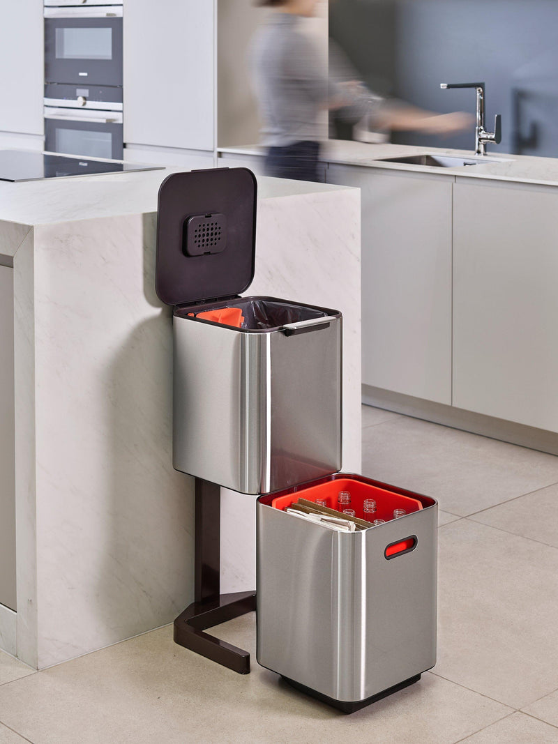 Joseph Joseph Totem Compact bin 40L stainless steel, UK version