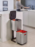 Joseph Joseph Totem Compact bin 40L stainless steel, UK version