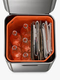 Joseph Joseph Totem Compact bin 40L stainless steel, UK version