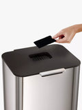 Joseph Joseph Totem Max 60L stainless steel bin, UK version