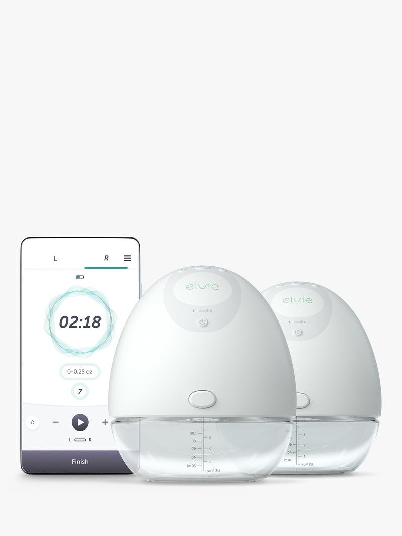Elvie wearable double electric breast pump with app control - British product
