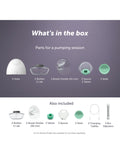 Elvie wearable double electric breast pump with app control - British product