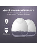 Elvie wearable double electric breast pump with app control - British product
