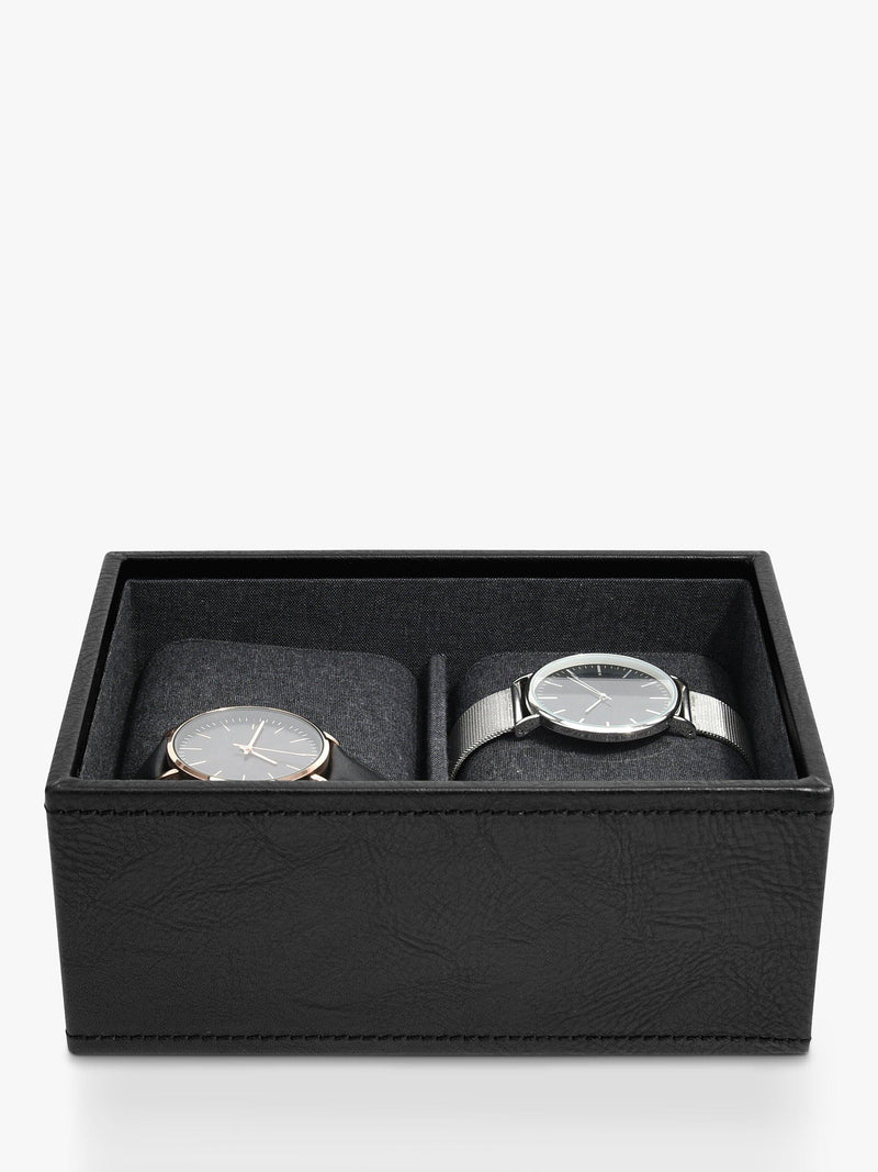 Stackers Men's Mini Watch & Cufflink Box (British brand)