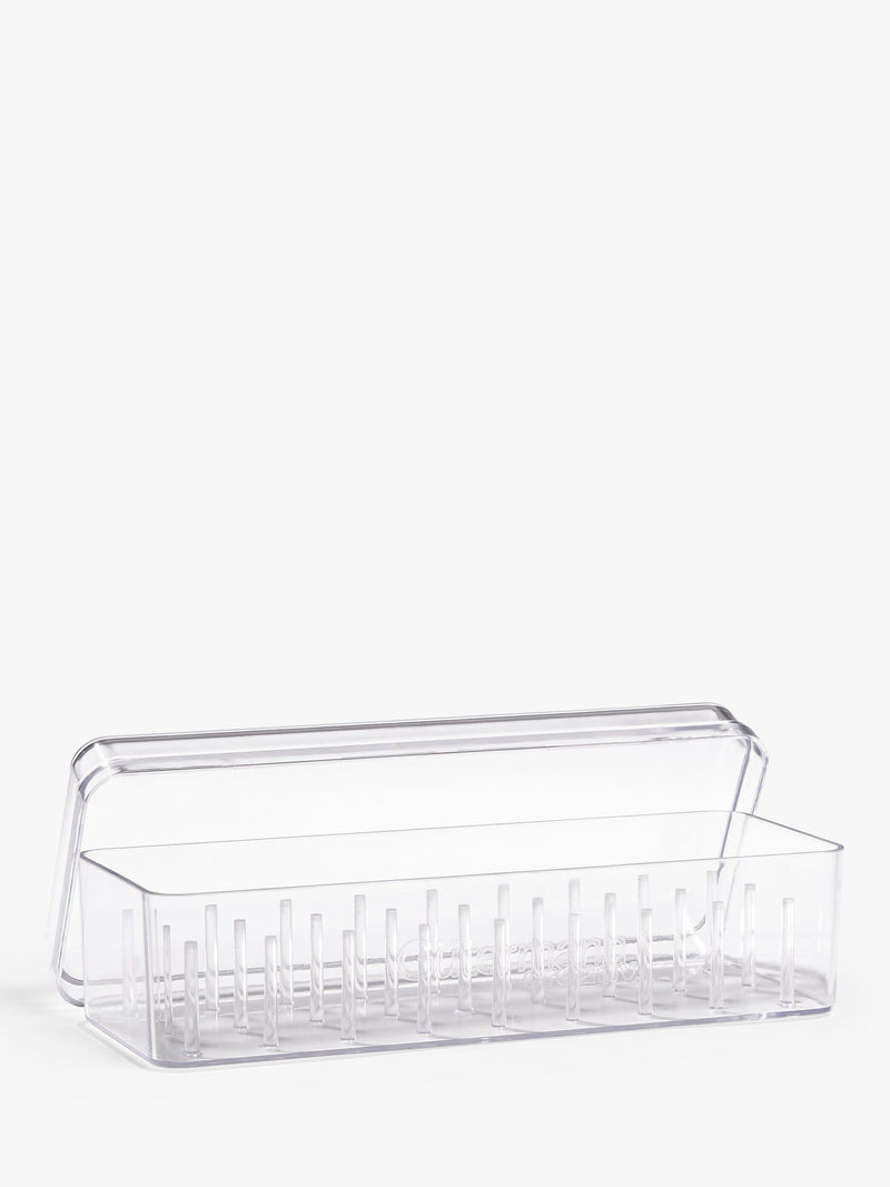Gütermann Creativ 27 reel sewing storage box clear plastic, UK version