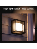 Philips Hue Econic smart outdoor wall light in black, imported from the UK