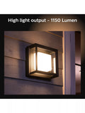 Philips Hue Econic smart outdoor wall light in black, imported from the UK