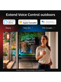 Philips Hue Econic smart outdoor wall light in black, imported from the UK