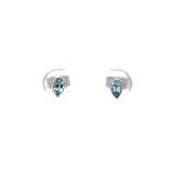 E.W Adams 9ct gold teardrop stud earrings UK version