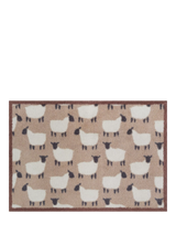 John Lewis Turtle Mat Sheep Flock Door Mat, Natural 85x60cm- Buy online at McGrocer