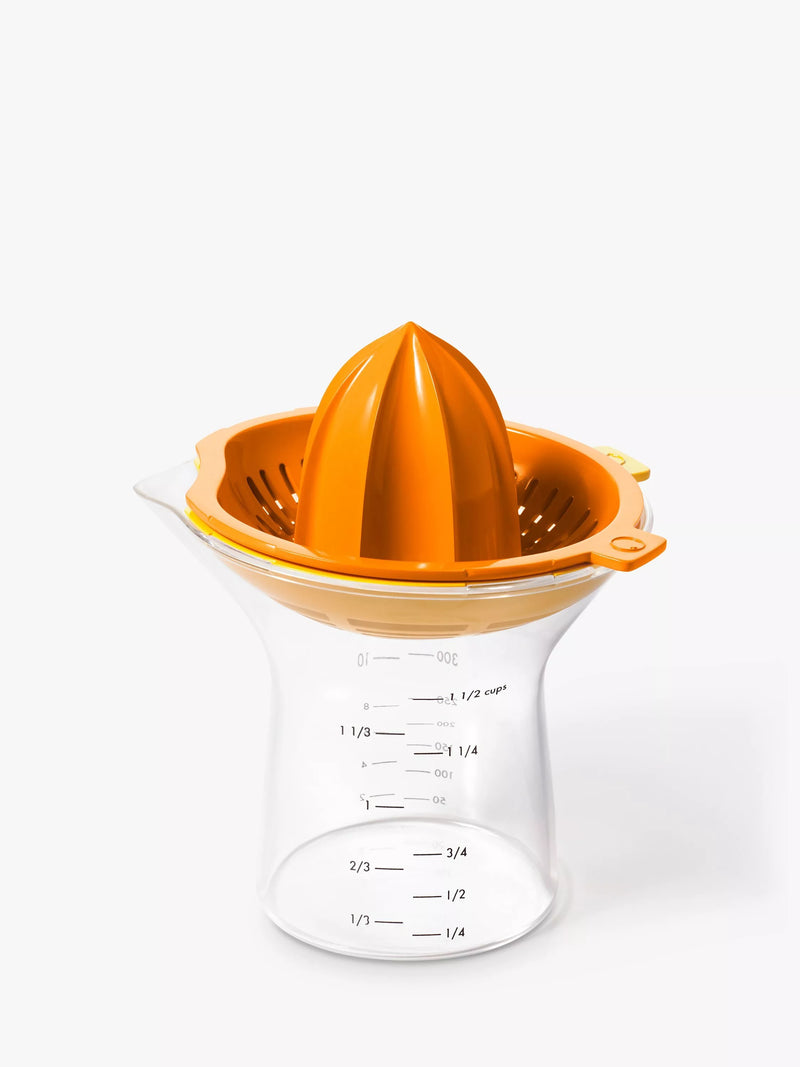 OXO 2-in-1 Citrus Reamer and Juicer with Strainers, 350ml, imported from the UK