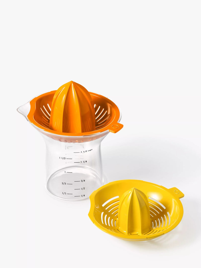 OXO 2-in-1 Citrus Reamer and Juicer with Strainers, 350ml, imported from the UK
