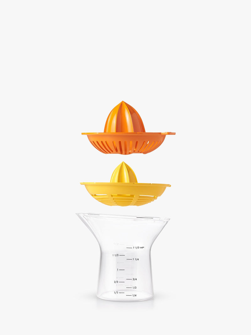 OXO 2-in-1 Citrus Reamer and Juicer with Strainers, 350ml, imported from the UK