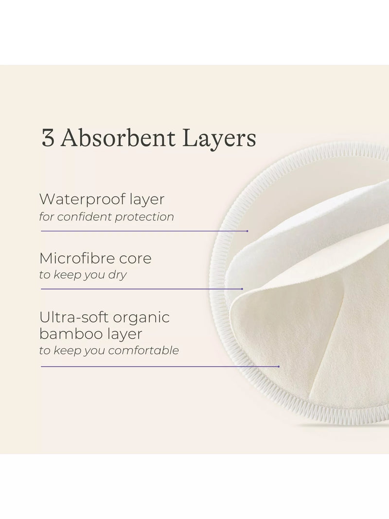 Lansinoh washable nursing pads pack of 4, UK version