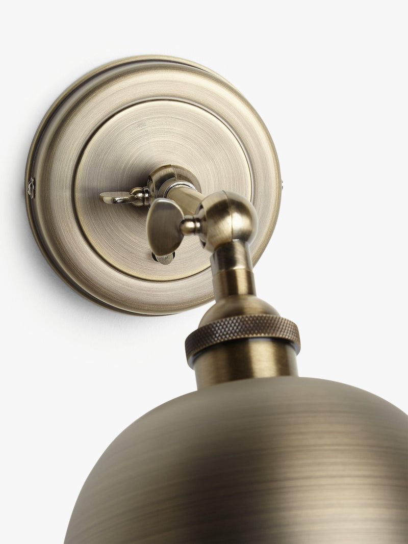 John Lewis Baldwin wall light antique finish (British brand)