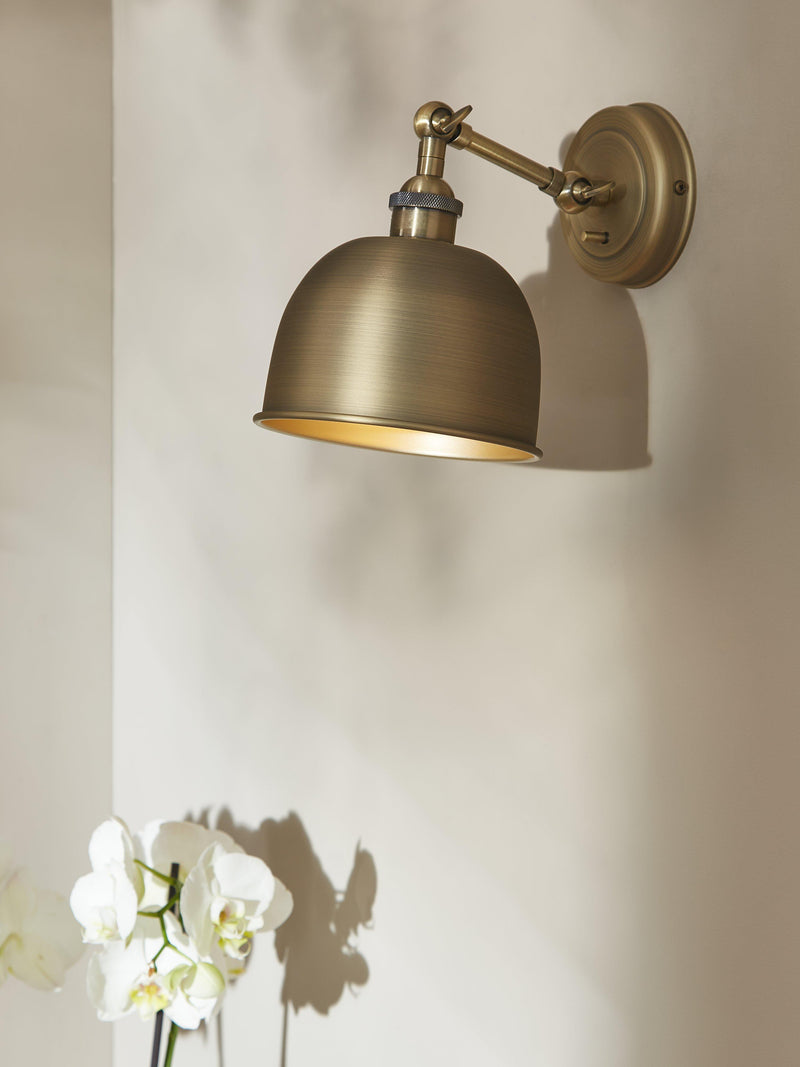John Lewis Baldwin wall light antique finish (British brand)
