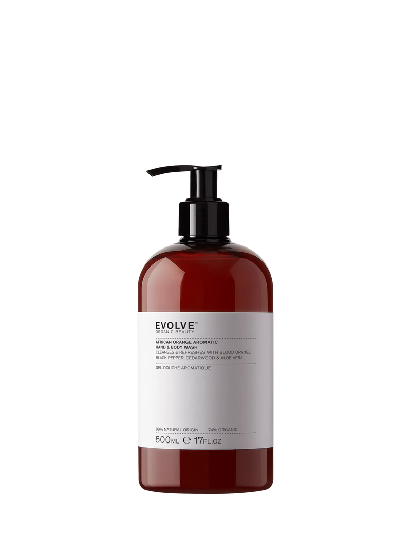 Evolve Organic Beauty African Orange Aromatic Wash 500ml - British product