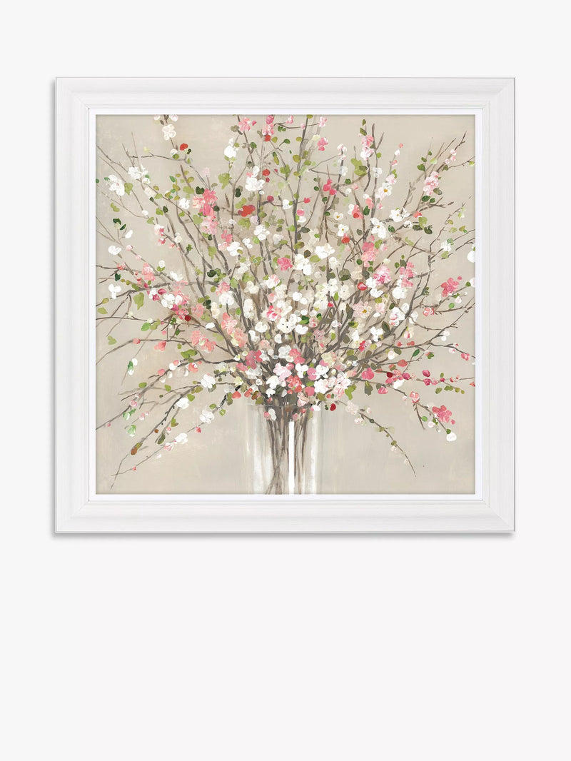 John Lewis Floral Print Pink Multi 81 x 81cm, UK version