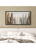 John Lewis Gregory Lang New York Skyline framed canvas 66x126cm, imported from the UK