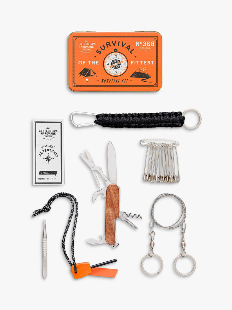 Gentlemen's Hardware Camping Survival Kit, UK version