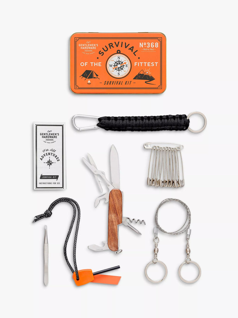 Gentlemen's Hardware Camping Survival Kit, UK version
