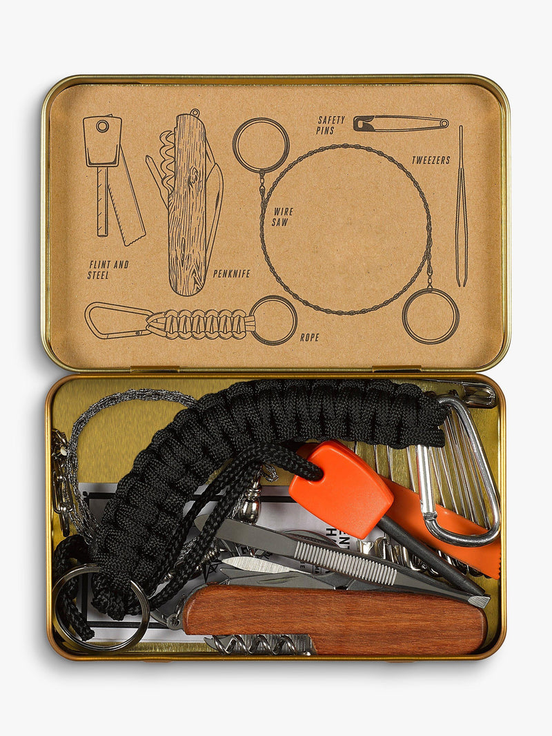 Gentlemen's Hardware Camping Survival Kit, UK version