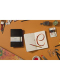Moleskine watercolour sketchbook black large - British product