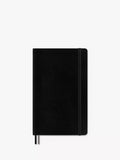 Moleskine large ruled soft cover notebook black, imported from the UK