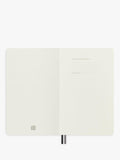 Moleskine large ruled soft cover notebook black, imported from the UK