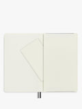Moleskine large ruled soft cover notebook black, imported from the UK