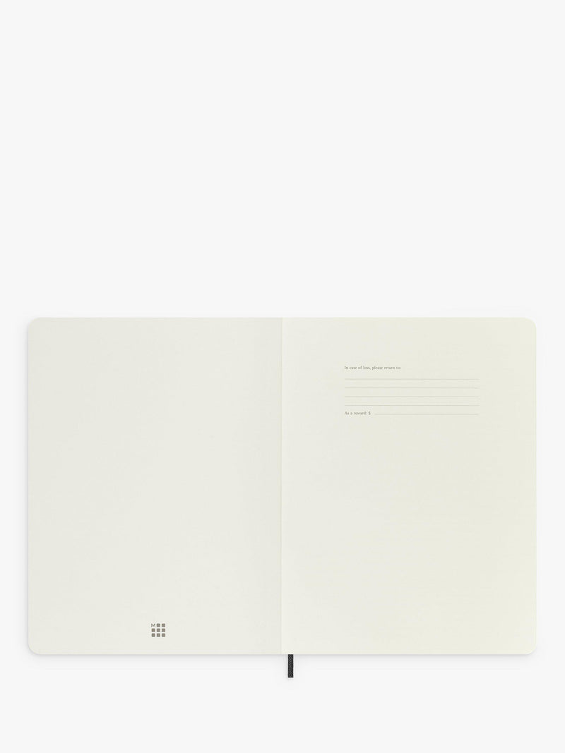 Moleskine extra large dotted soft cover notebook black - British product