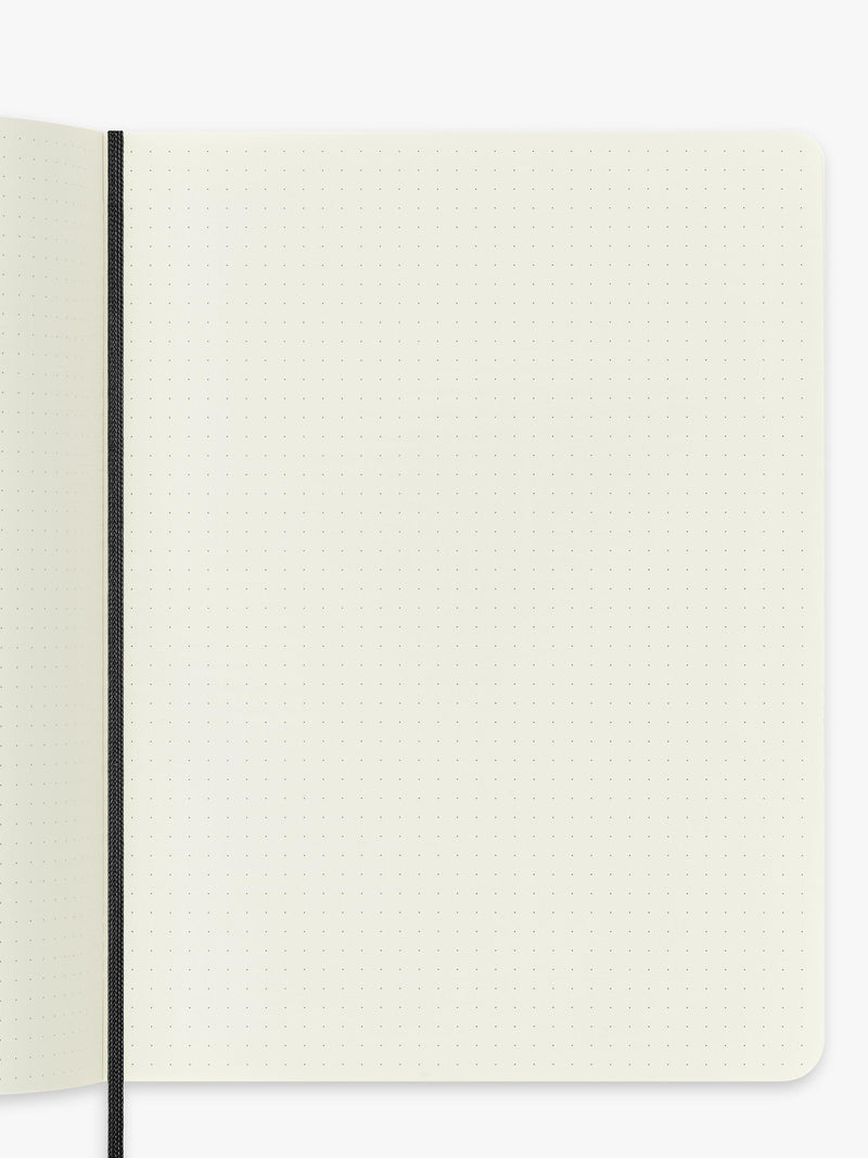 Moleskine extra large dotted soft cover notebook black - British product