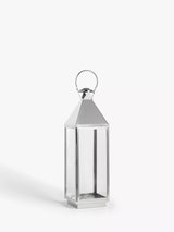 John Lewis John Lewis Square Lantern Candle Holder, H87 cm- Buy online at McGrocer