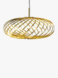 Tom Dixon Spring LED small ceiling light in brass effect - British product