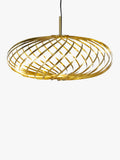 Tom Dixon Spring LED small ceiling light in brass effect - British product