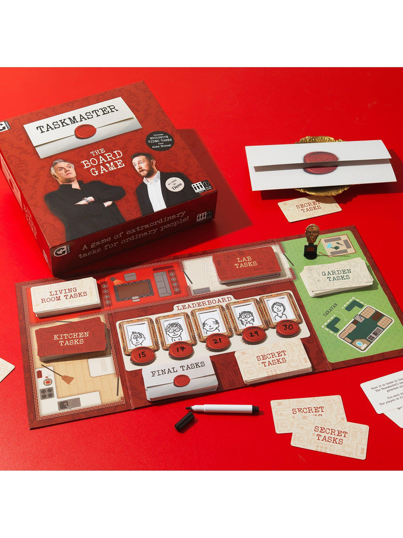Ginger Fox Taskmaster board game based on the UK TV show, UK version